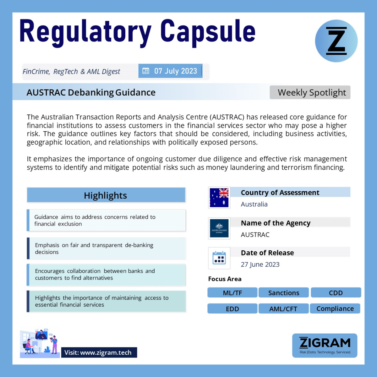 AUSTRAC Debanking guidance sc4