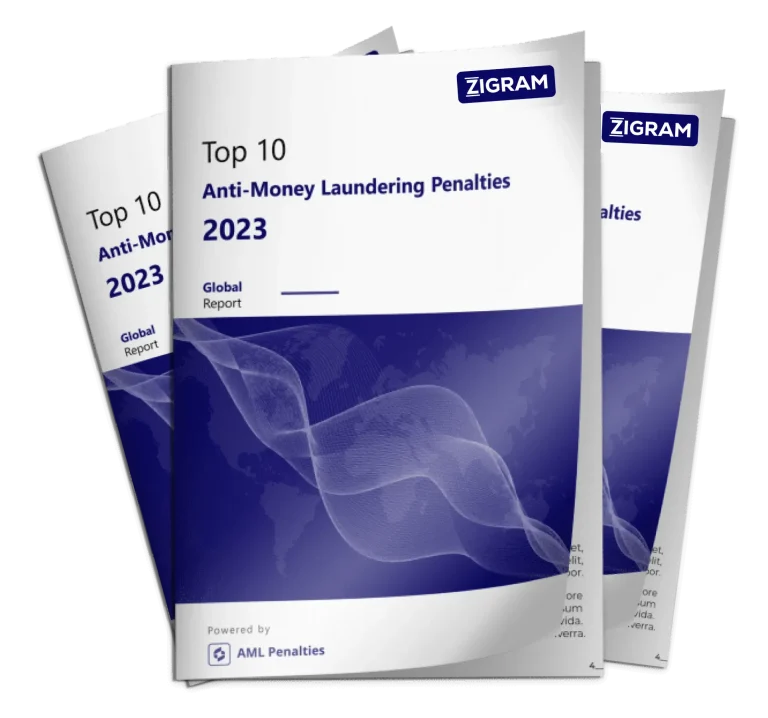 Top 10 AML Penalties Of 2023 – Reports and Whitepapers By ZIGRAM Anti Money Laundering 1
