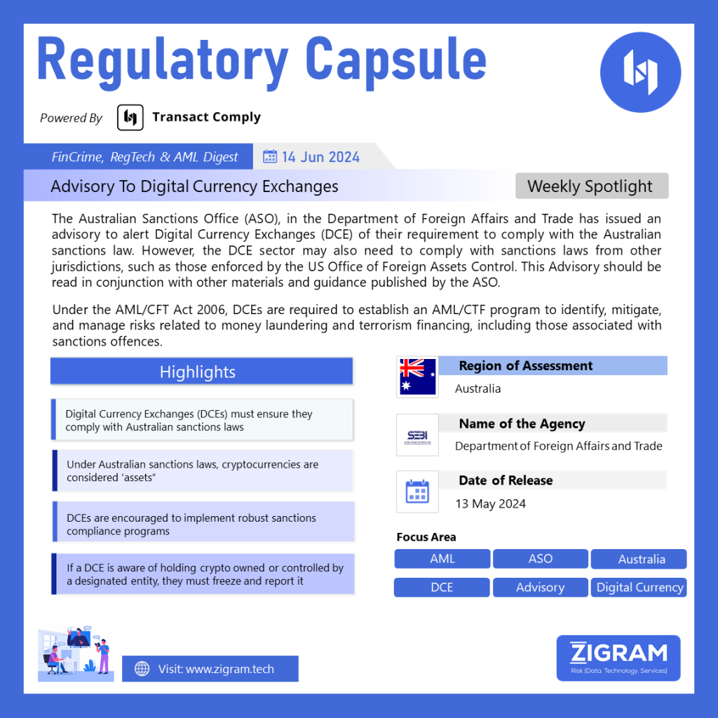 Advisory To Digital Currency Exchanges RC 14June2024