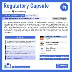 Uganda AML Act Reform For NPOs