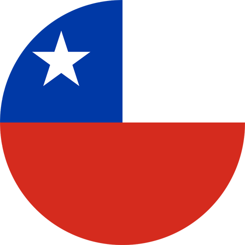 Monthly Newsletter March Chile Round Flag