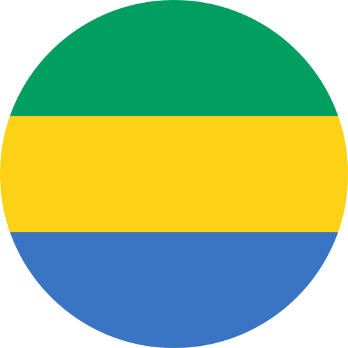 Monthly Newsletter March Gabon Round Flag