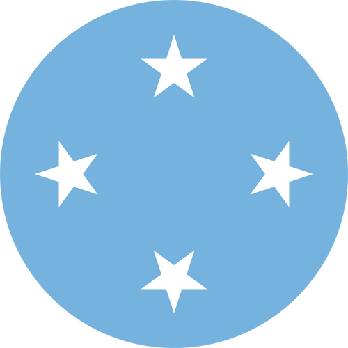 Monthly Newsletter March Micronesia Round Flag