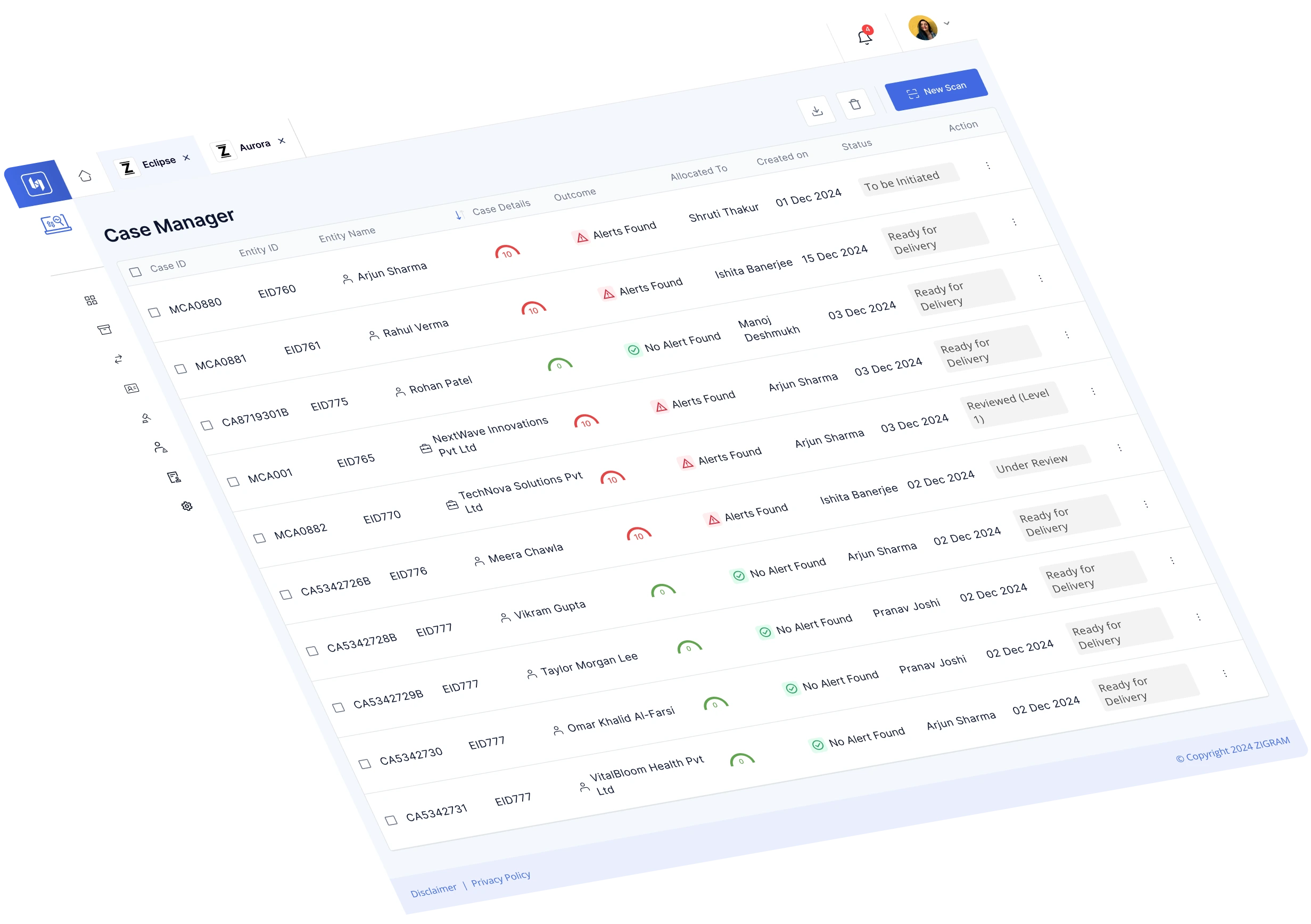 Transact Comply Dashboard Image