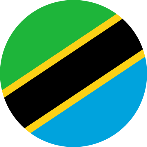 Resources Tanzania Round Flag