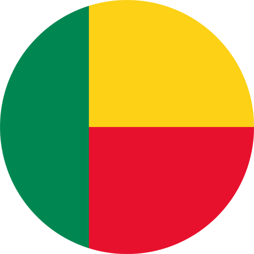 Monthly Newsletter January 2026 Benin Round Flag